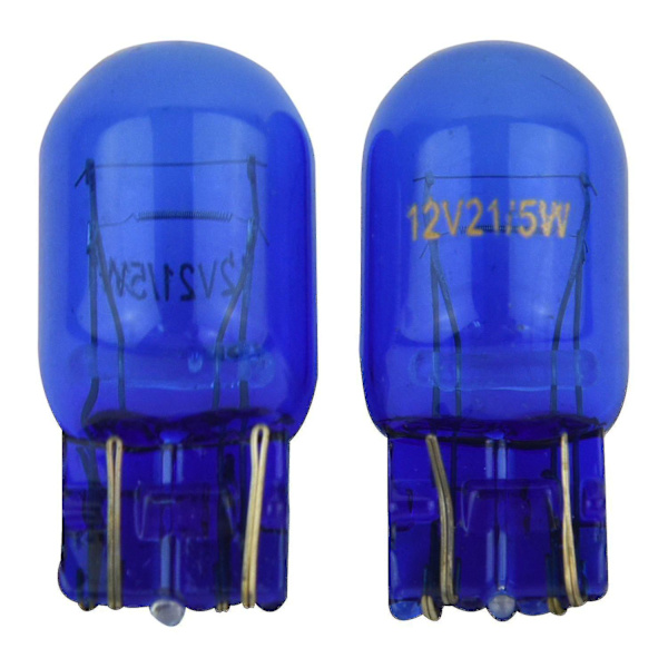 2 X W21 5w Kaksohehkulankainen Sivuvalo 7443 Super White Hid Xeno