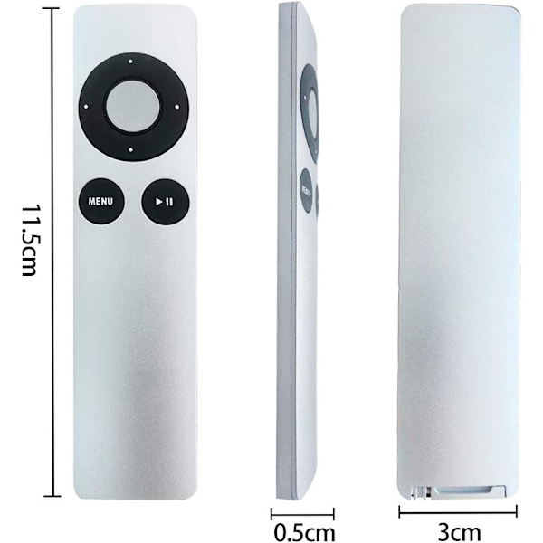 Udskiftningsfjernbetjening til APPLE TV MC377LL/A 1. 2. 3.