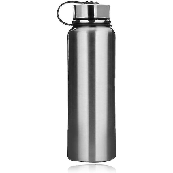 1,5 l rustfritt stål termoflaskesportsvannflasker Lekksikre lokk Gjenbrukbare Heilwiy-gave