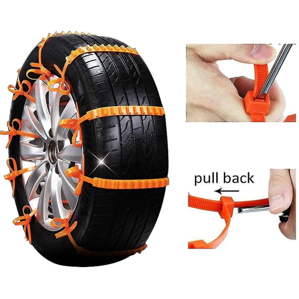 20 kpl auton set, Universal Tire Chains Anti-sl