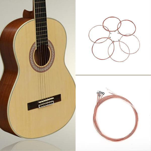 A203 Akustisk Gitarr med Bronzlegeringsspole i Rostfritt Stål