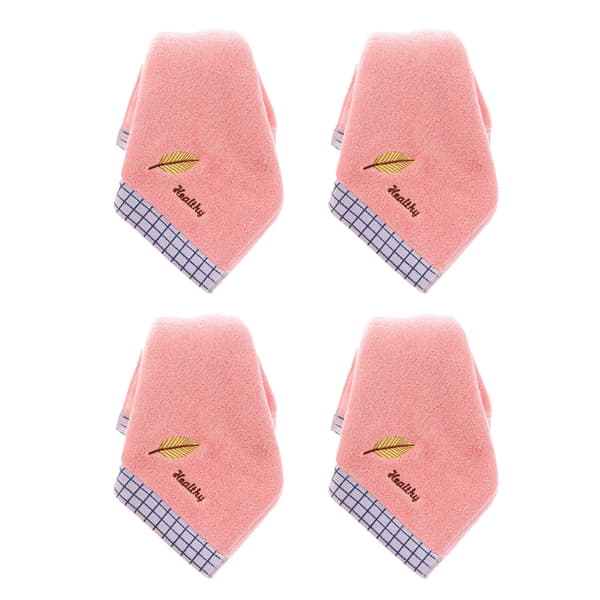 33*73 cm bomullshåndkle - rosa, lysegrønn, grå Pink