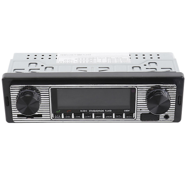 Lcd 12v Auton Fm-radio, Retro-auton stereovastaanotin Aux Bluetooth Usb Mp3 -radiosoitin Auton äänentoistolaite Kojelaudan vastaanotin