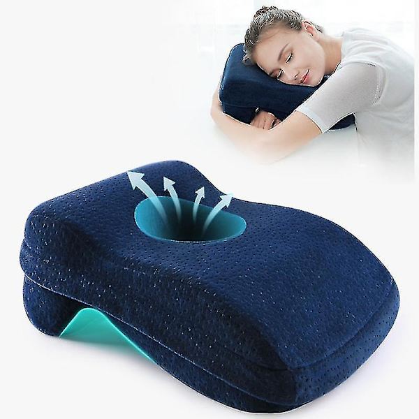 Memory Foam Lurpude til Rejse Hovedstøtte Nakkestøtte Puder Kontor Hvile Frokostpause Pude Ortopædisk Studerende Skrivebord Sovende