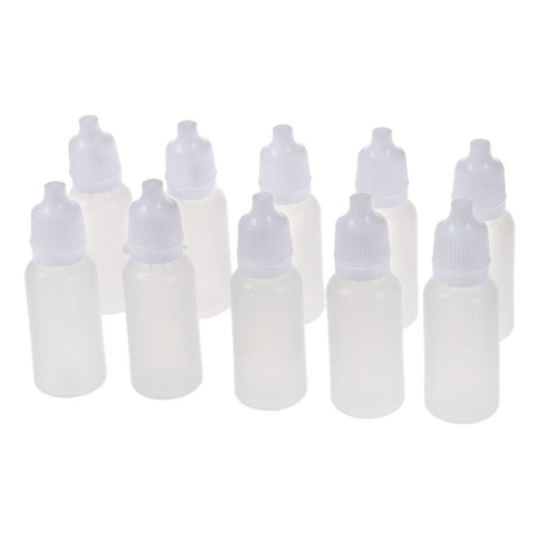 10 stk. Plastikflaske Dråbeflaske 15ml