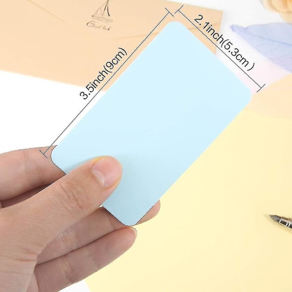 600 stykker 6 farger blanke kraftpapirkort Visittkort Gjør-det-selv-kort Gavekort