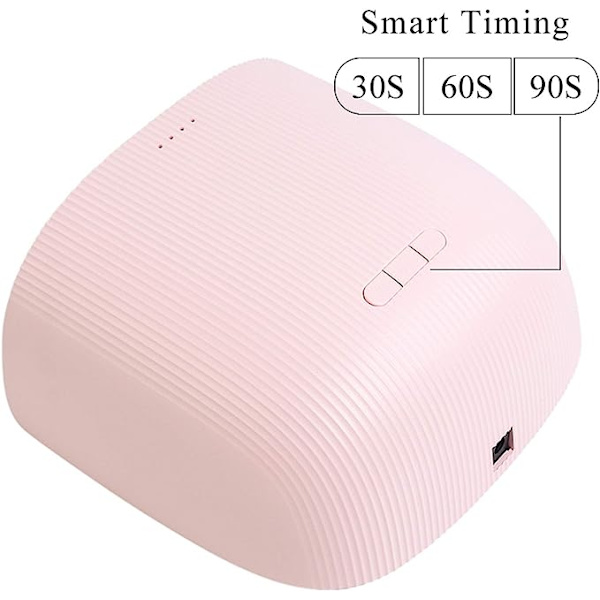 48W Professionell LED-lampa för nageltorkning med solljus, snabbhärdande för alla gellack, nagelkonstverktyg, smart timerutrustning