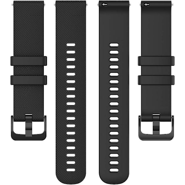 Yeejok Silikon Sport Remmar Kompatibla med Samsung Galaxy Watch 3 41mm 42mm/Galaxy Watch Active 2 40mm 44mm/Gear Sport, 20mm Mjuk Fitness Klockarmband