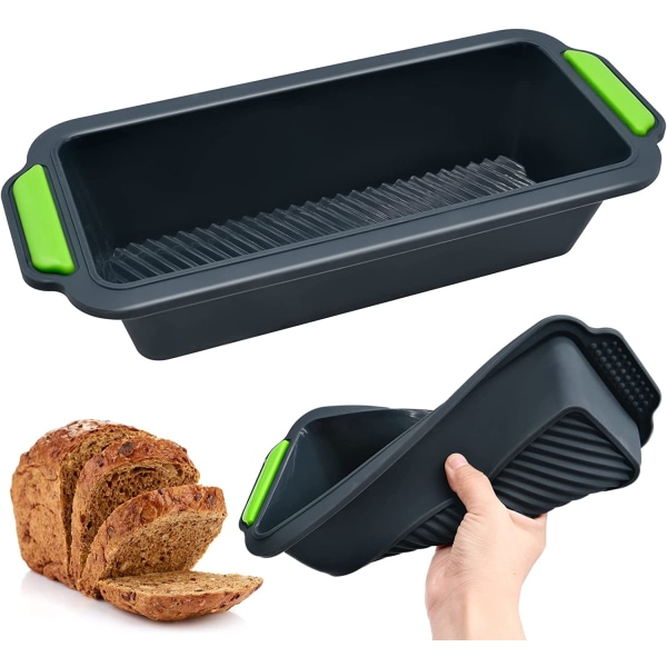 Silikone Toastform, Rektangulær Silikonebrødform til DIY
