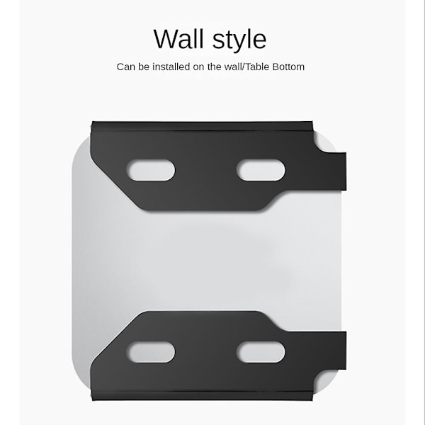Akrylhållare kompatibel med Studio Desktop Stand PC-basstöd Väggmonterad ram Kylhållare