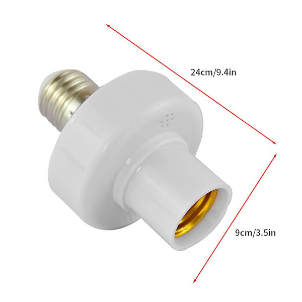 Fjärrkontroll Ljusuttag Led Ljus Hållare Timer Timing Trådlös
