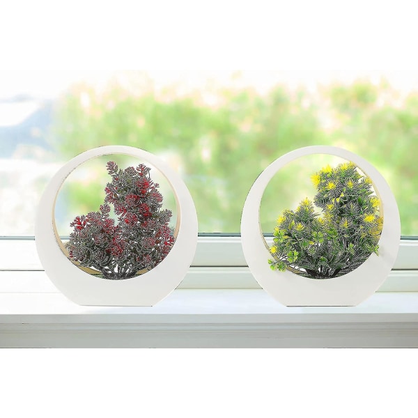 Kunstige planter - Dekorative falske planter til indendørs og udendørs -  Faux sukkulentplanter til soveværelset kontorbord Indretning af hjemmet -  dekorative kunstige 1fe2 | Fyndiq