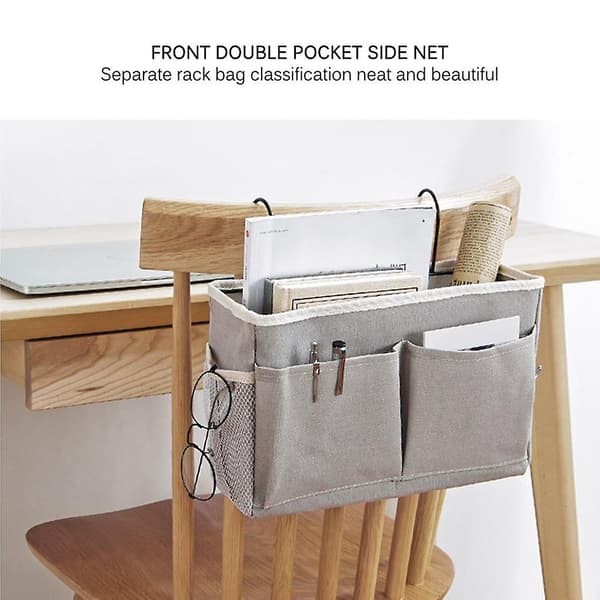 Sengestol Organiser Opbevaringspose Multi-lomme Holder Til
