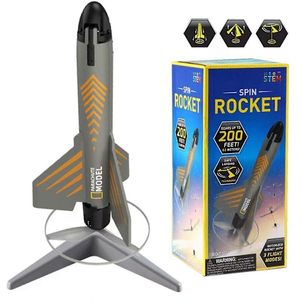 National Geographic Stem Power -raketinheitto lapsille - Moottorikäyttöinen raketti, 50% alennus