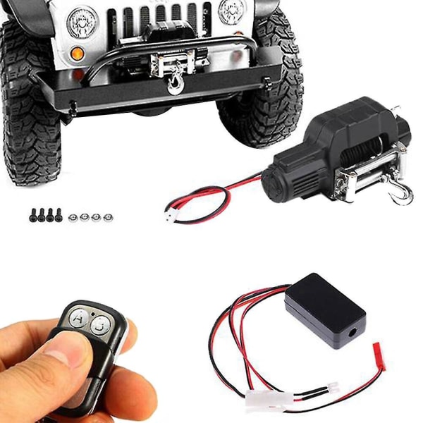 Automatisk trådløst fjernkontrollsystem i metall for 1:10 Rc Crawler Car Axial Scx10 90046 -4 Redc
