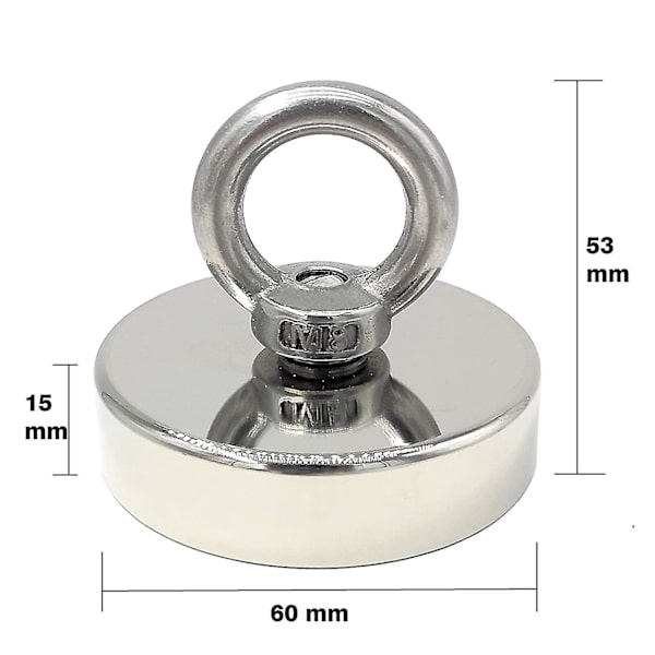 Super Vahva Neodyymimagneetti 120 Kg - Vahvat Magneetit - Idea