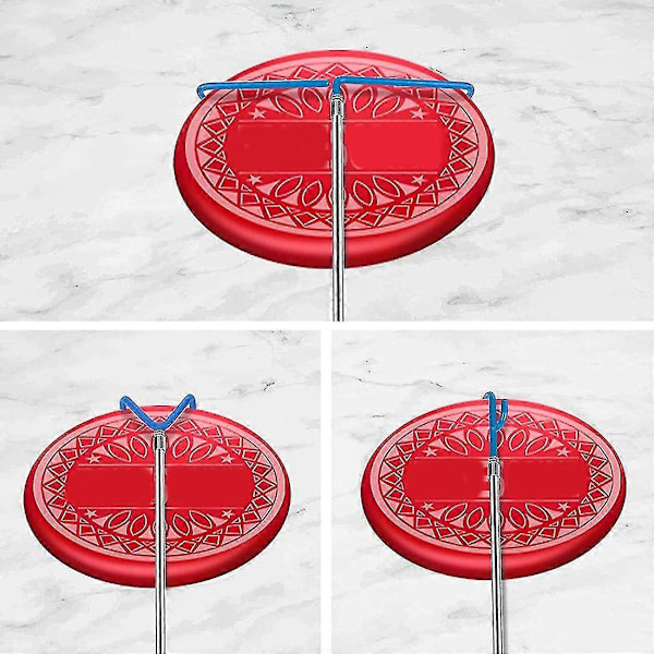 Disc Golf Hämtare med 3 Krokar, Teleskopisk Disc Golf Tillbehör Verktyg Utökbar Grabber 1. Jb