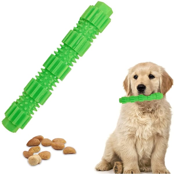 Tyggelegetøj af naturgummi, legetøj til hundetandbørster, uforgængeligt tyggelegetøj til hunde til træning, rensning af tænder