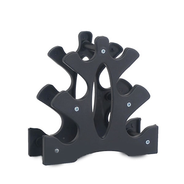Triangulär hantel rack stativ 3 nivå vikt hoder 23x22.5x8.5cm för hem gym träning