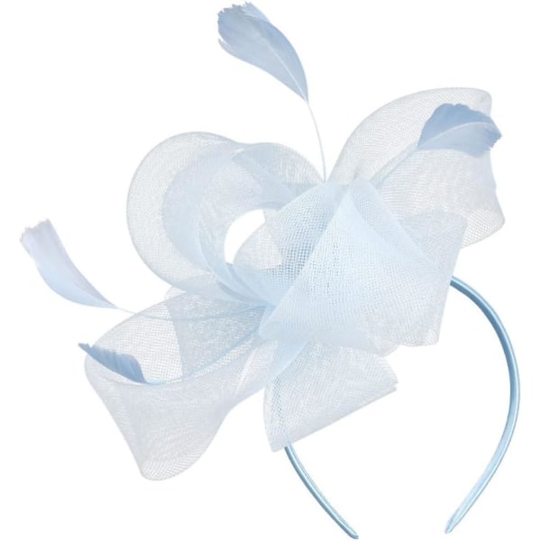 Fascinator Hårklämma Blomslöja Pannband Cocktail Tea Party Pannband Klaff