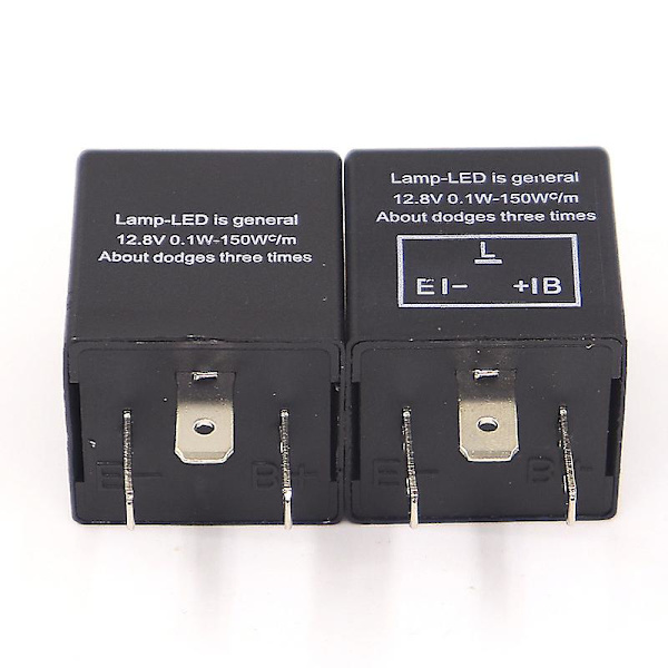 2 kpl CF14JL-02 Auton Ohjausvalo Vilkku Relä LED-valo Säädettävä Taajuus