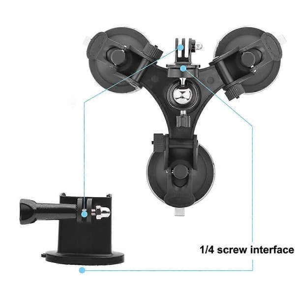 Sugerkopp Bilholder Tripodmontering + Baseadapter For OSMO Pocket Boxing Day