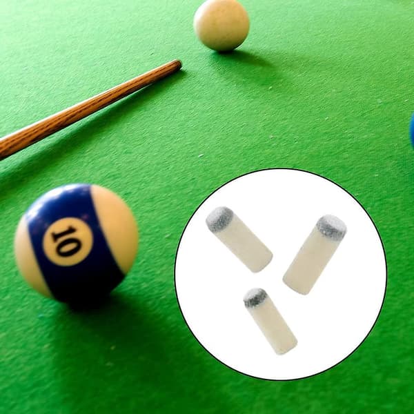 100 stk. Pool Cue Tips Push-in Snooker Cue Tip Slip On Billard Tips Tilbehør