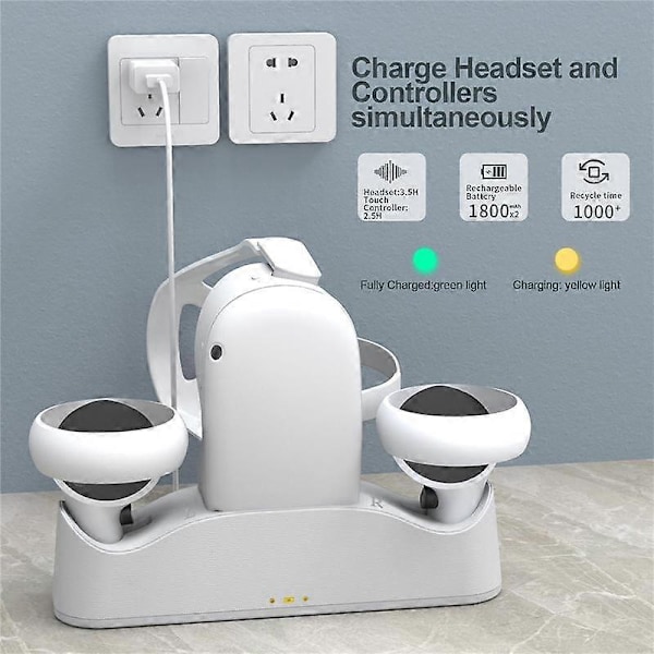 Laddningsdocka för Headset-kontroller, Laddstation för Touch-kontroller