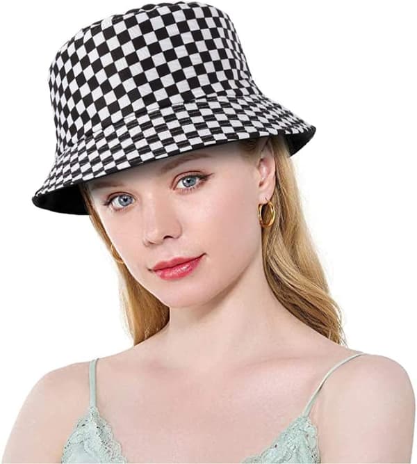 Reversibel damhatt, sommarmode fiskare strand solhattar
