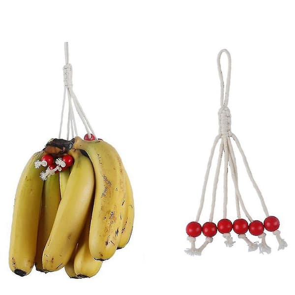 Opbevaringsarrangør til hjemmet Universal banan Makrameholder krog-sort