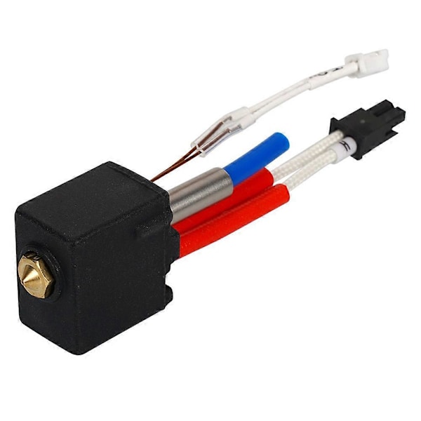 För 2 Hotend Set 24V 60W Värmare Extruderhuvud Mässingsmunstycke för 2 Neo/Max/Plus 3D-skrivare