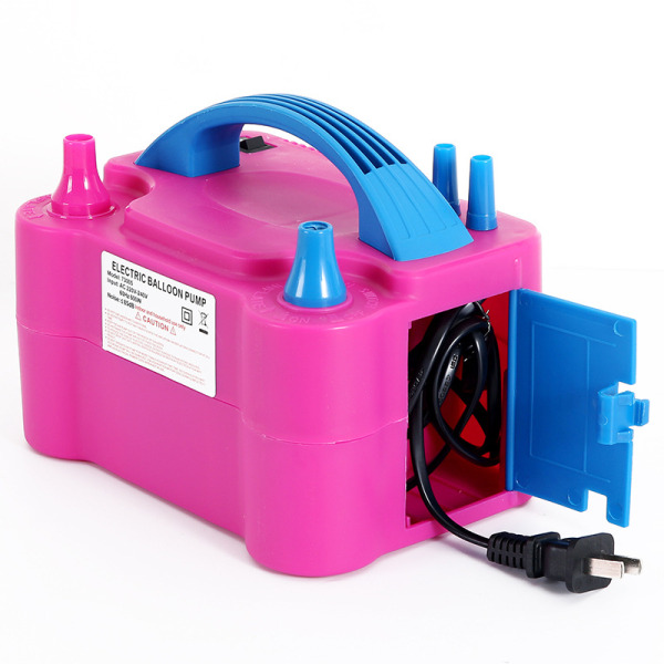 Electric Portable Dual Nozzle Balloon Blower Pump Inflation