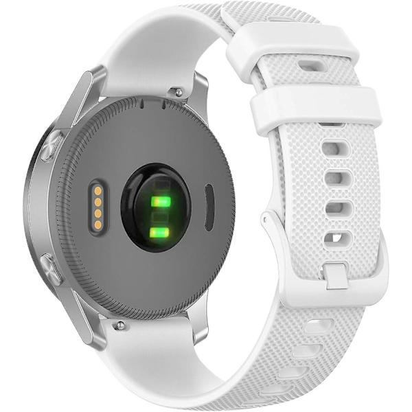 Yeejok Silikoniset urheilurannekkeet yhteensopivat Samsung Galaxy Watch 3 41mm 42mm/galaxy Watch Active 2 40mm 44mm/gear Sport, 20mm pehmeä kuntoiluranneke