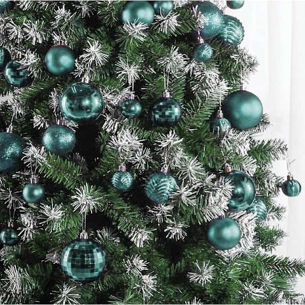 Julgranspynt - Turkos Julgranskulor Set För Jul