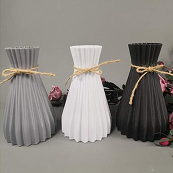 Vase Dekorativ Vase til Bryllupper, Festivaler og Fester 17 * 10 * 7cm Sort 2 Stk black