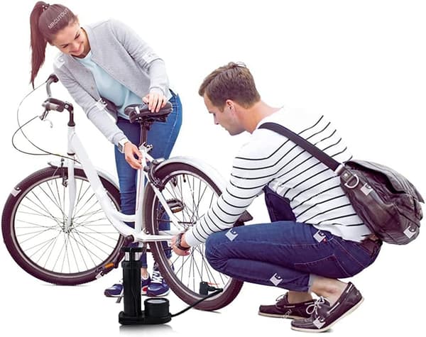 Cykelpump, cykelpump, cykelpump, handpump med tryck