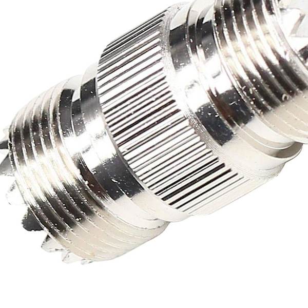 2 stk/4 stk Rf Koaksial Koaks Adapter Uhf Hunn Til Hunn So-239 So239