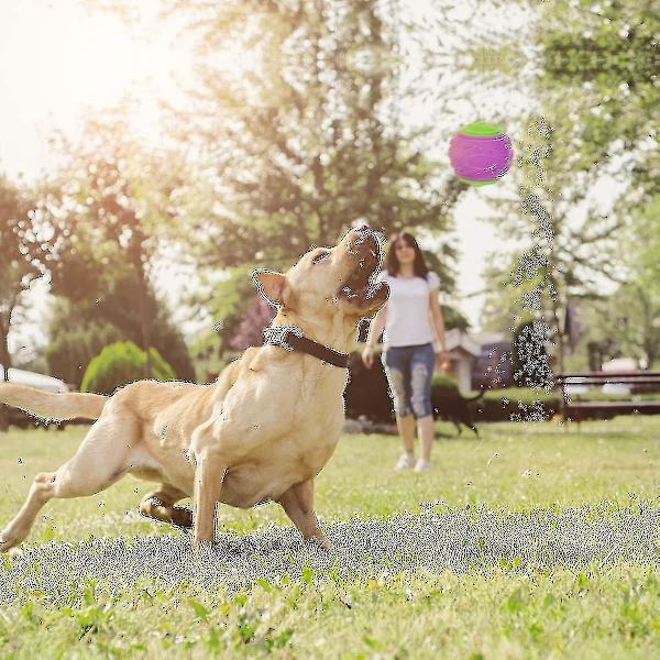 3 st pipande hundbollar, Scooby Doo hundboll leksak tänder rengöring valp interaktiv tugga hållbar leksak