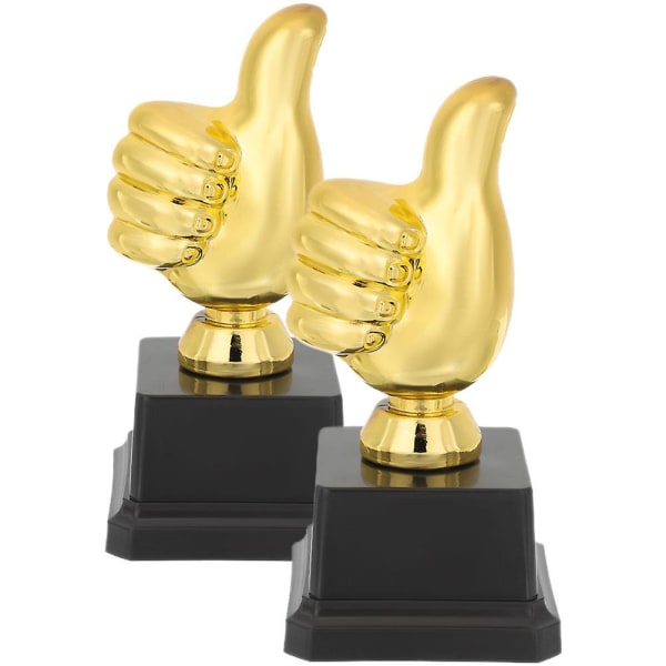 2 stk Awesome Thumb Trophy Thumb Award Trophy Children Trophy