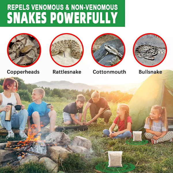 10-pack orm repellent för trädgård, kraftfullt orm repellent för utomhusbruk, effektivt repellent, orm repellent för utomhusbruk och hem -GSL