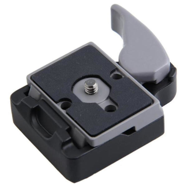 323 Hurtigudløserplade 200pl-14 Qr-pladeadapter med hurtigforbindelsesklemmemontering 1/4'' til 3/8'' skrue til Dslr-kamerastativ Gray