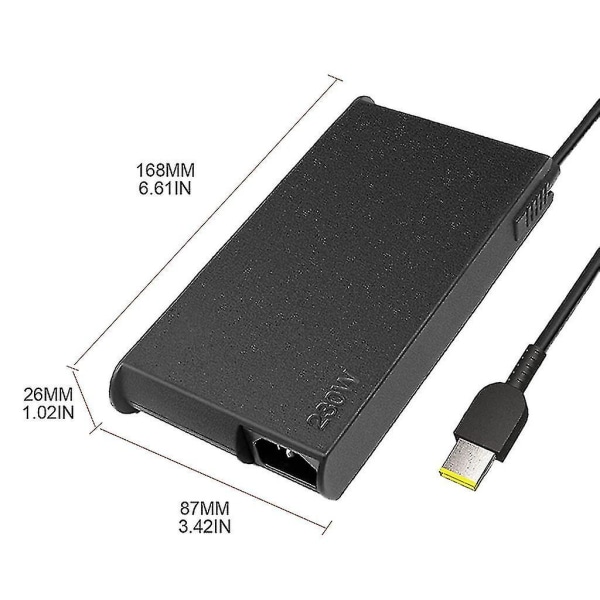 Ny 230w 20v 11.5a USB nätadapter Laddare för bärbar dator för Lenovo nätadapter laddare