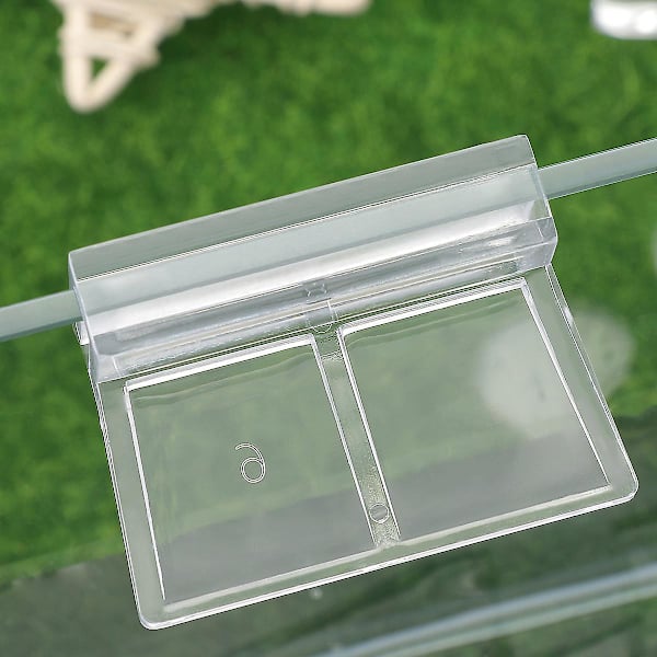 Akvarietilbehør Akvarieskærm Låg Reptilskærm Clips Glastank Låg Hætte Fisketank Terrarium Låg Clips
