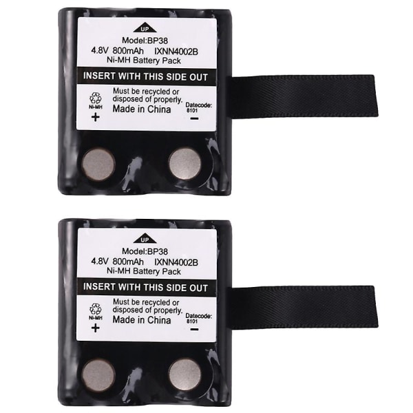 2X Ixnn4002b 800Mah Ni-Mh Akku Motorola Tlkr T80 T80ex Xtr446 Xtb446 Xt180 Xtk446 Tlkr T61 T81 T5 T6 T7 T8 Radio