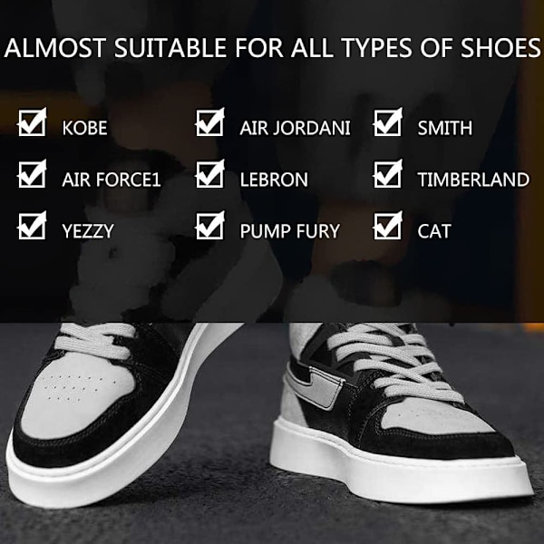 2 par skrynkelskydd för skor, skrynkelskydd för sneakers