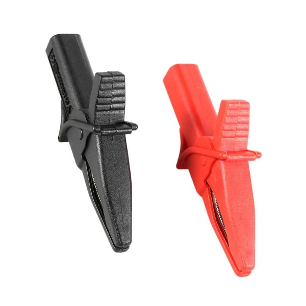 Ht18a Krokodilleklemme Tilpasning Af Dso3064 2stk Store Delfin Gator Klemmer Rød + Sort