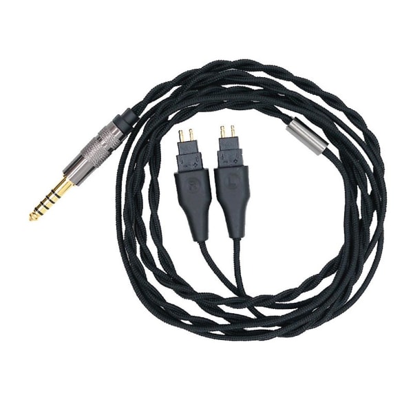 Hörlurar 4,4 mm balanserad kabel gör det själv-kabel för Hd580 Hd600 Hd650 Hd660s Hörlursuppgraderingskabel