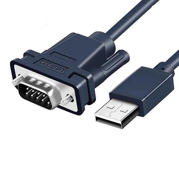 USB til seriell adapter, USB til RS-232 hann (9-pin) Db9 seriell kabel for Windows