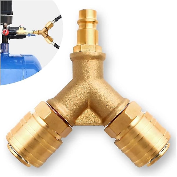 Slangekoblinger for flyselskap, 1/4\" Bsp luftlinjekoblinger 3-veis Qu