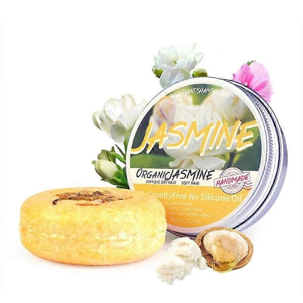 Jasmin Shampoo Sæbe Til Frisk Og Rent Hår 60g
